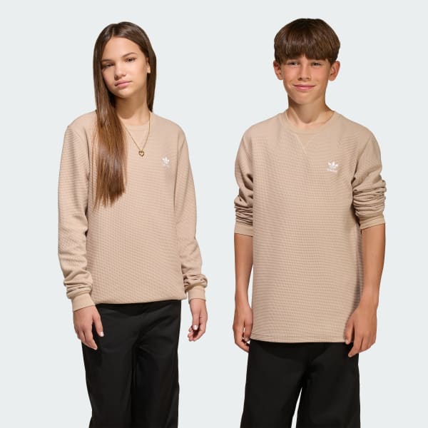 Beige REGULAR WAFFLE LONGSLEEVE