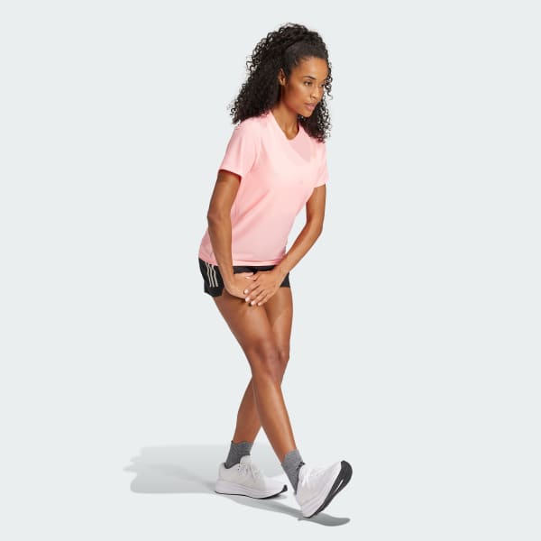 Rosa Camiseta Estampada Running Ice Cream