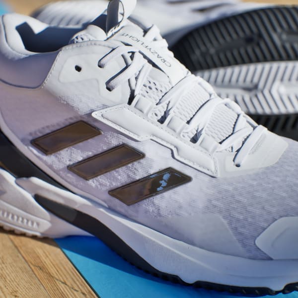 イー adidas Crazyflight 6 Mid Indoor Shoes - White | Free Shipping with
