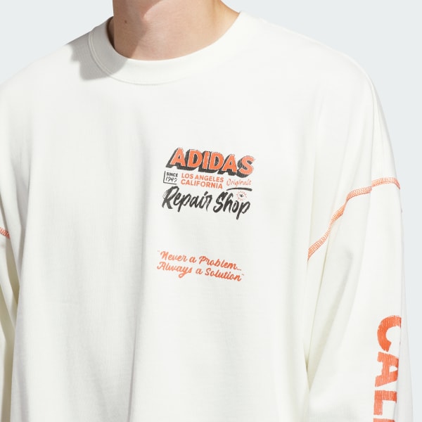 トップス AmeriVINTAGE AM LOGO OVER LONG TEE WHITE AmeriVINTAGE AM LOGO OVER LONG TEE トップス AmeriVINTAGE AM LOGO