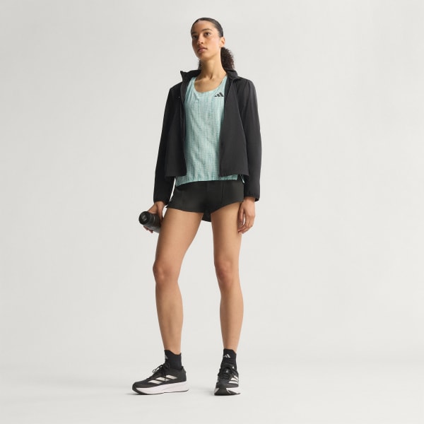 Turquesa Playera sin mangas de running Adizero