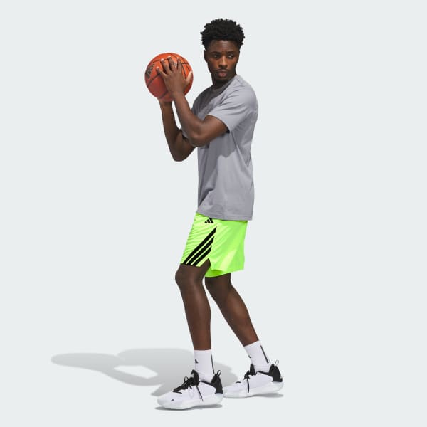 Verde Shorts de Básquet Legends 3 Tiras