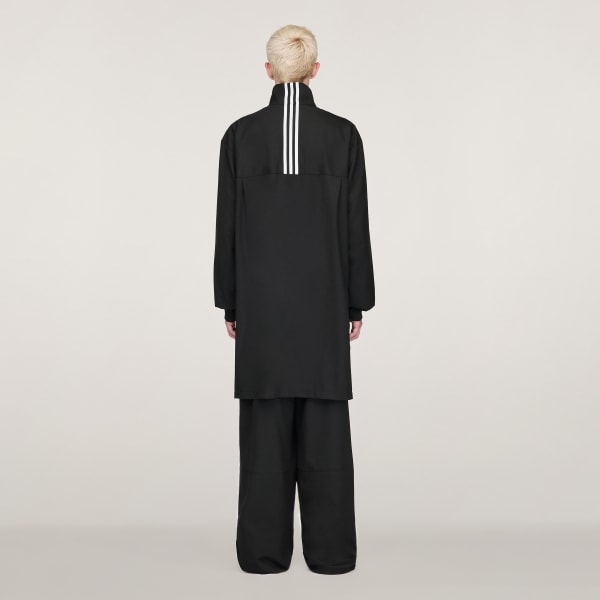 ブラック Y-3 REFINED WOOL TRACK TOP 3-STRIPES