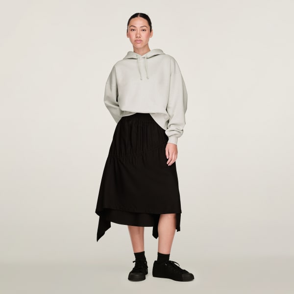 Blanco Sudadera de rizo cepillado con capucha Boxy Y-3