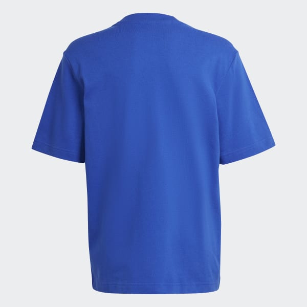 Blau Future Icons Logo Piqué T-Shirt