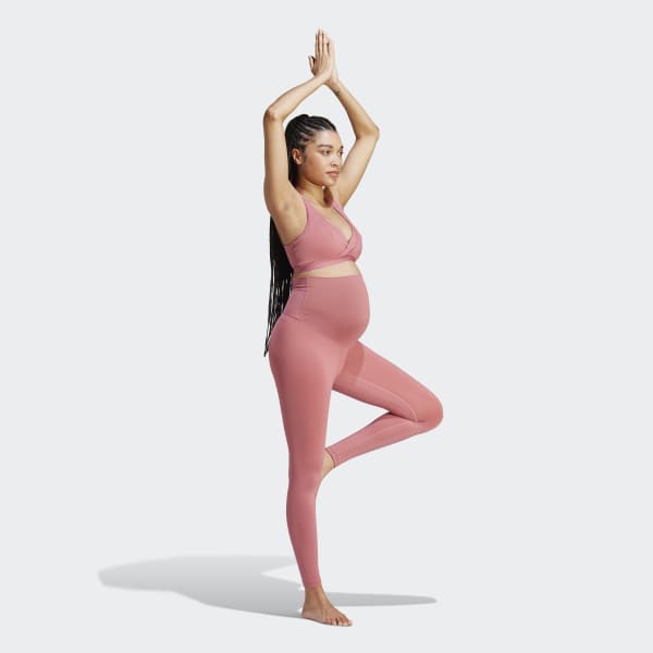 Pink Yoga 7/8 Leggings (Maternity)