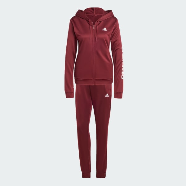 adidas Linear Tracksuit Burgundy adidas UK