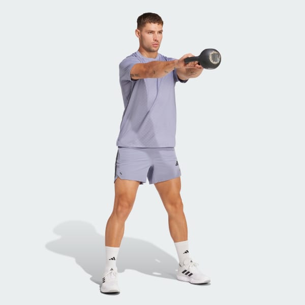Purple Power 3-Stripes Shorts