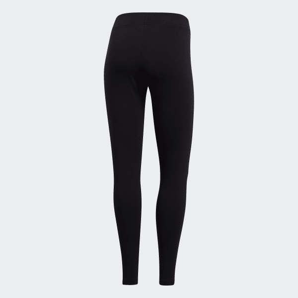 Negro Licras Essentials Linear - Cintura Baja
