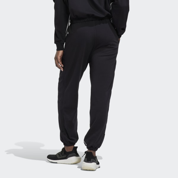 Zwart Hyperglam 3-Stripes Oversized Joggingbroek QC185