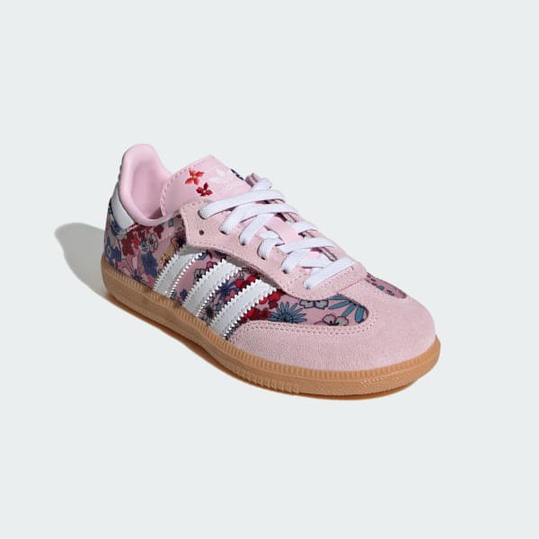 Roze ADIDAS LIBERTY LONDON SAMBA OG COMFORT CLOSURE ELASTIC LACE SCHOENEN