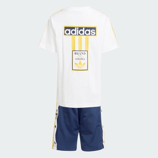 Blue Adibreak Short Tee Set