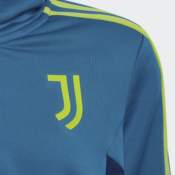 Turquoise Juventus Condivo 22 Sportjack met Capuchon SB018