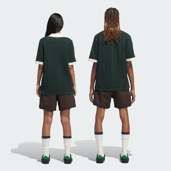 ☆Adidas x CLOT☆Originals KNIT POLO Green adidas Originals by EDC - CLOT Knit Polo by Edison Chen
