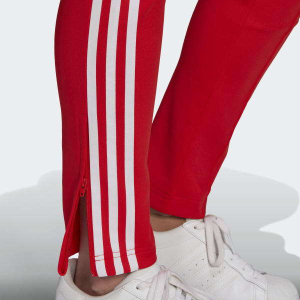 adidas Primeblue SST Track Pants - Red | women lifestyle | adidas US