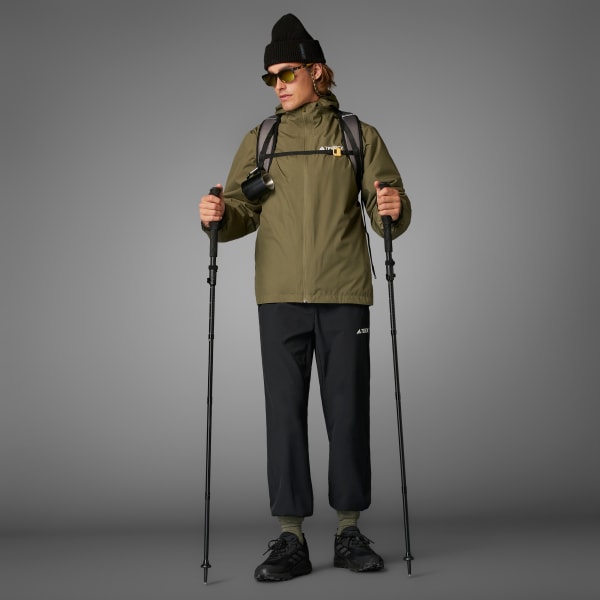 Green Terrex Multi Essentials Three-In-One Jacket