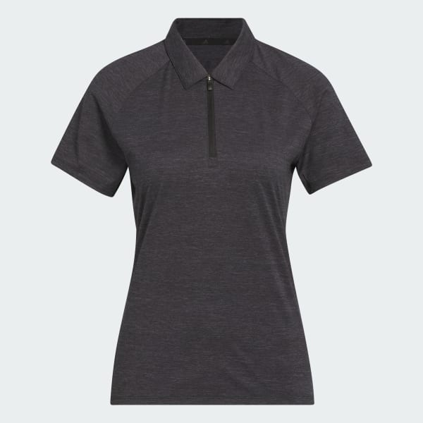 Black Ultimate365 Heathered Twistknit Polo Shirt