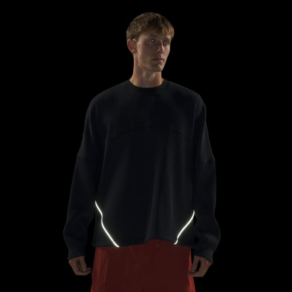 Black La Cienega LS Sports Long-Sleeve Top