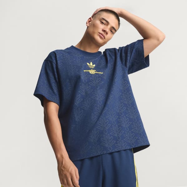 adidas Arsenal FC LFSTLR Tee - Blue | Free Shipping with adiClub