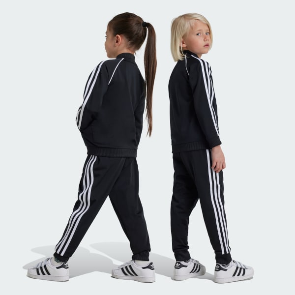 Black Adicolor SST Track Suit Kids