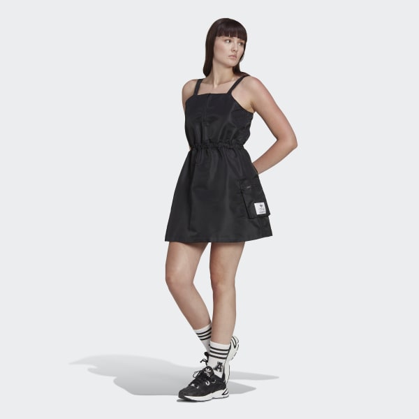 Svart Nylon Dress CL320