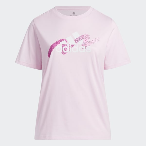 Rosa Remera Estampada Sportswear Two-Tone Digibrush