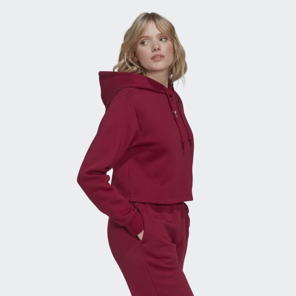 Rod Adicolor Essentials Crop Fleece hættetrøje DVL69