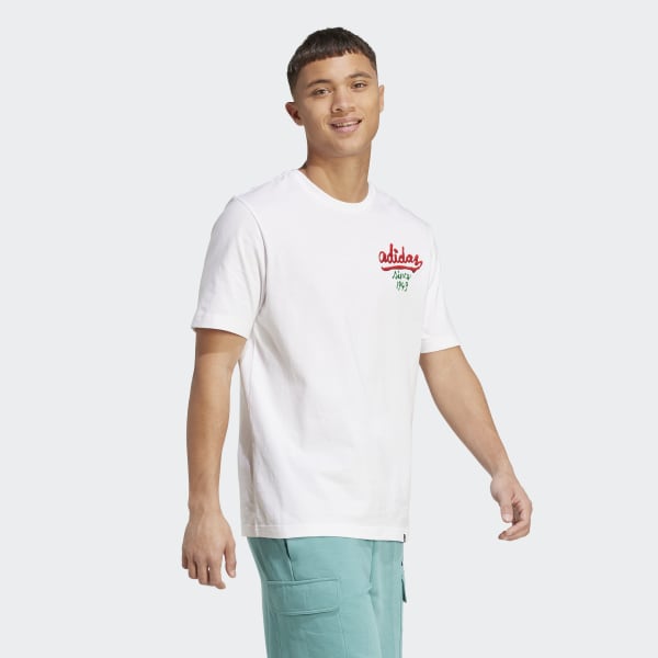 adidas｜food sauce グラフィック 半袖Tシャツ 個性派デザイン adidas｜food sauce グラフィック 半袖Tシャツ 個性派デザイン