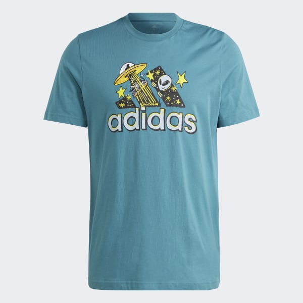 Turquoise Sportswear Dream Doodle Fill T-shirt