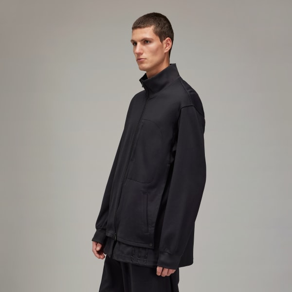Schwarz Y-3 3-Streifen Relaxed Track Top