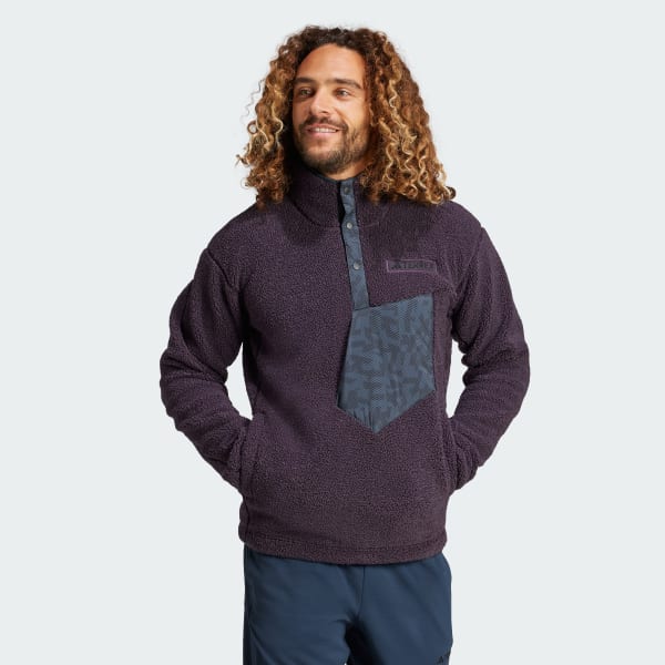 Pullover fluffy fleece store