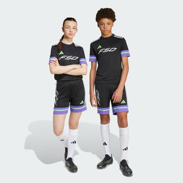 Đen Quần Short Trẻ Em F50