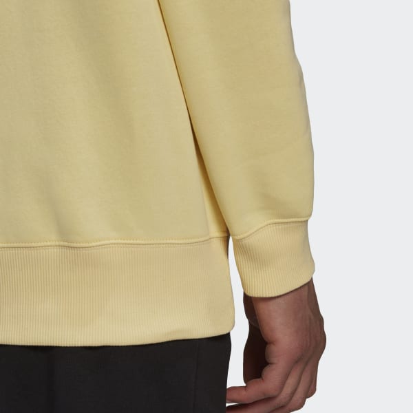 Yellow Essentials FeelVivid Cotton Fleece Drop Shoulder Sweatshirt RB128