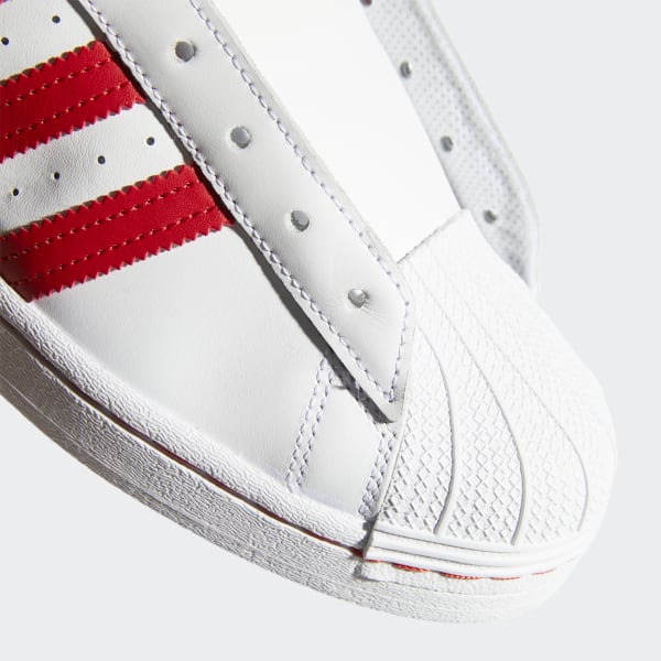 adidas superstar laceless red