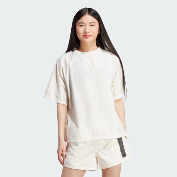 Blanco Camiseta City Escape Holgada
