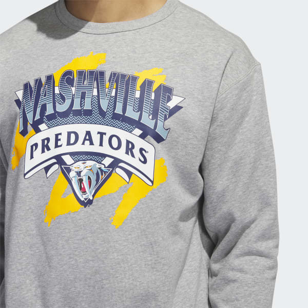 Youth Heathered Gray Nashville Predators Legends Pullover Sweatshirt