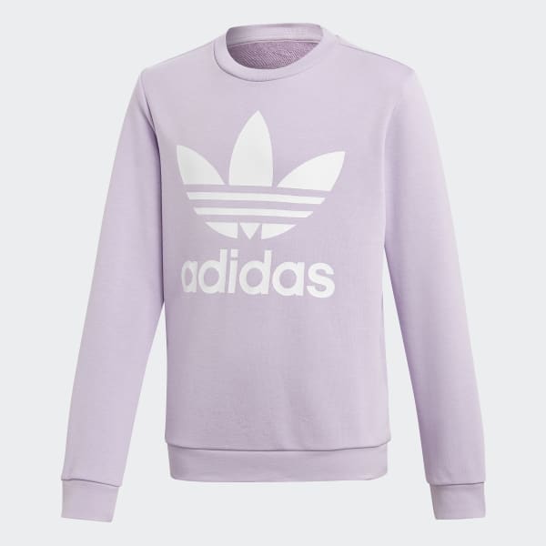 adidas Trefoil Crew Sweatshirt - Purple 