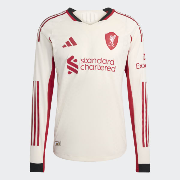 Liverpool FC adidas 25/26 アウェイ長袖 正規品 XL adidas Liverpool FC 25/26 Long Sleeve Away Authentic Jersey