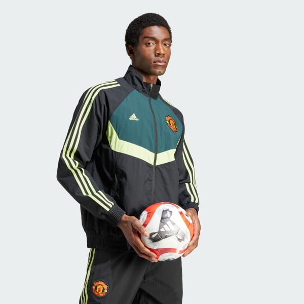 Preto Jaqueta Malha Manchester United