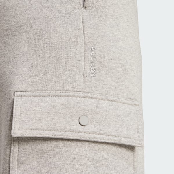 ALL SZN Fleece Loose Cargo Open Hem Pants