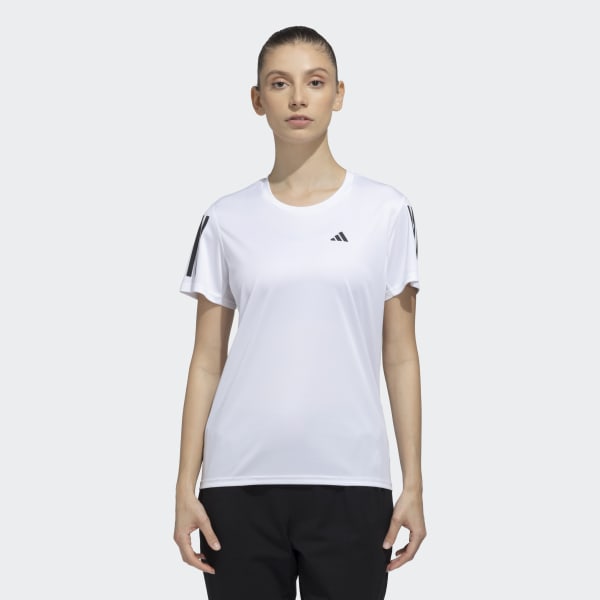Adidas white new arrivals t shirt women's