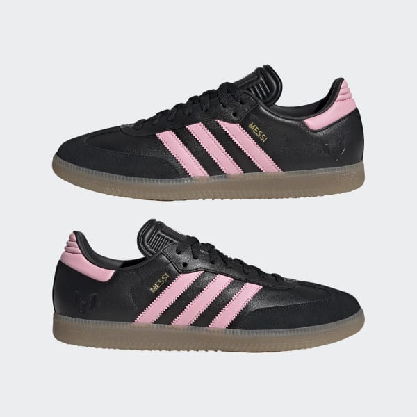 adidas Samba Messi Indoor Soccer Sneakers - Black | Free Shipping