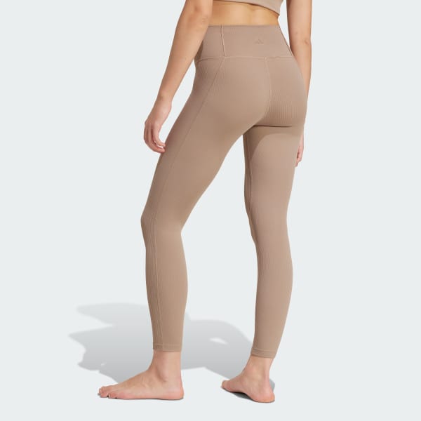 Castanho Leggings Caneladas a 7/8 adidas All Me