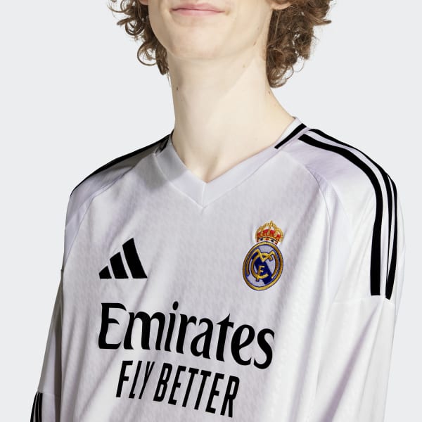 アディダス レアル・マドリード 24/25 長袖ホームユニフォーム