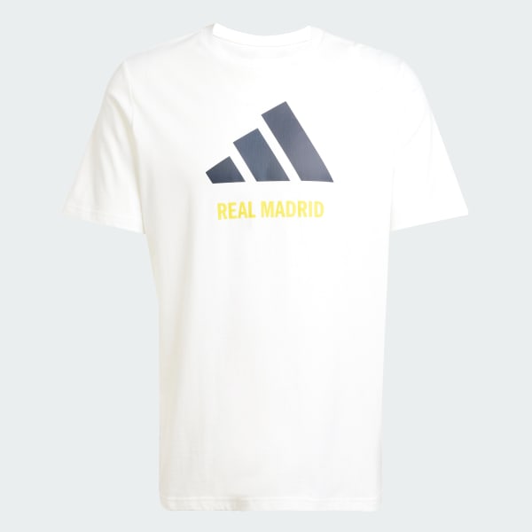 adidas Real Madrid Seasonal Graphic Tee - White | Free Shipping