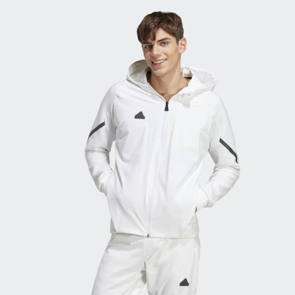 adidas 4 Gameday Track Jacket - White | Men's Lifestyle | adidas US