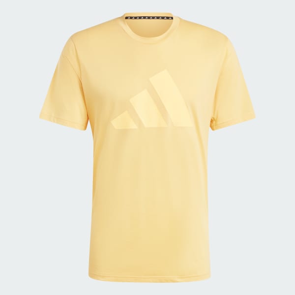 Yellow Train Essentials Feelready Logo Training Tee