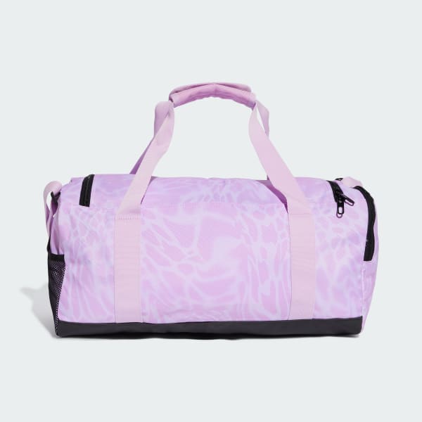 Violeta Maleta Deportiva Linear Graphic Duffel Pequeña