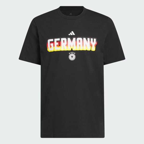 adidas FIFA World Cup™ 26 Germany Home Graphic Tee - Black | Free