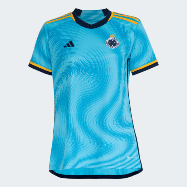 Azul Camisa 3 Cruzeiro EC 23/24 Feminina